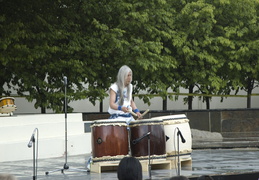 Japanese Taiko drummers