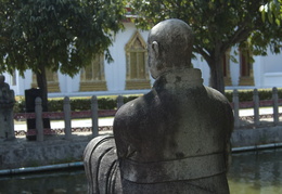 statue on the Marble Temple grounds