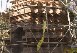 Chedi under construction