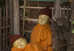 dressed up Buddhas