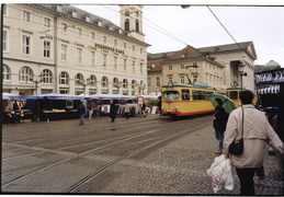 market & tram, Karlsruhe
