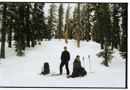 Jim & Steve on the ski out