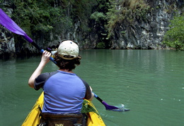 Sea Kayaking in the mangrove forests around Ao Nang