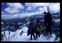 Lisa, Jim & Dave at the summit