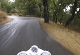 cruising along Carmel Valley Road