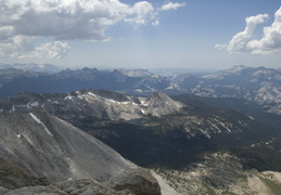 view from the summit of Mt. Conness