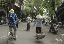 street life in Hanoi