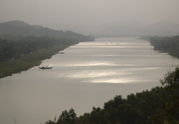 Perfume river near Hue, Vietnam