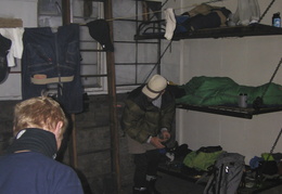 inside Benson hut