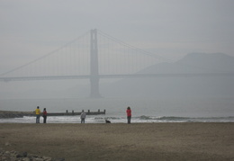 Golden Gate in the haze