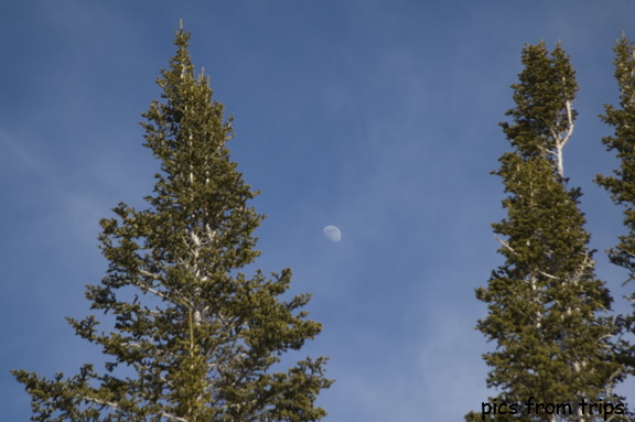 moon over Idaho