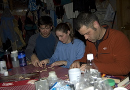 Scrabble back at the yurt