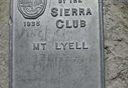 Summit registry, Mt. Lyell