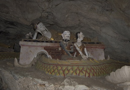 Buddhas in a cave