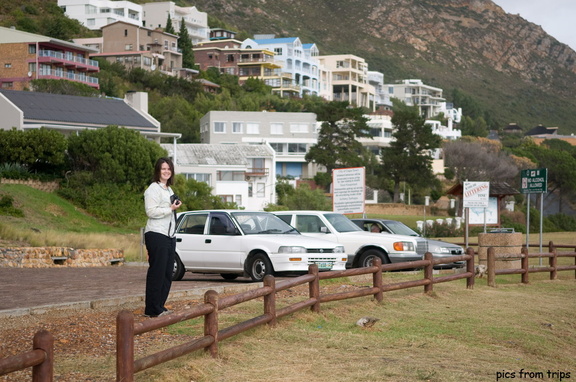 Meghan on the coast South of Cape Town