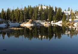 Morning reflections on Granite Lake