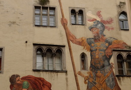 painted building, Regensburg