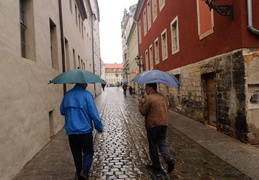 rainy day in Wittenberg