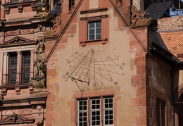 sun dial on the Heidelberg castle