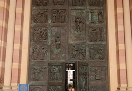 carved doors, Imperial Cathedral in Speyer