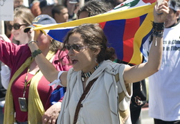 Tibetan supporters