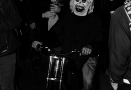 masked biker