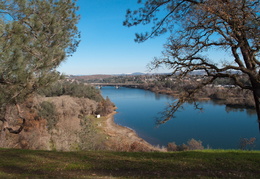 the American River outside of Folsom, CA