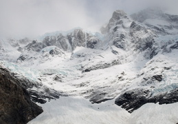 Glaciar del Frances & the Cerro Paine Grande mountains