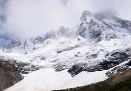 Glaciar del Frances & the Cerro Paine Grande mountains
